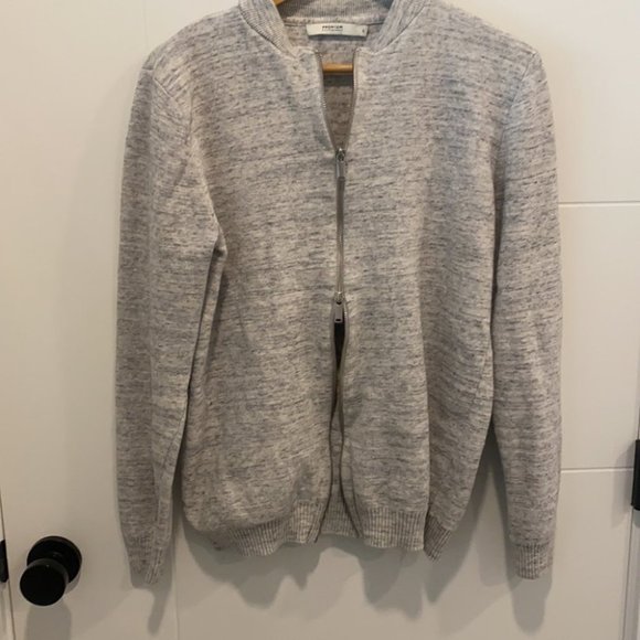 Jack and Jones long sleeve zip up sweater size LG - Picture 10 of 10